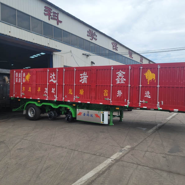 骨架式侧翻半挂车
