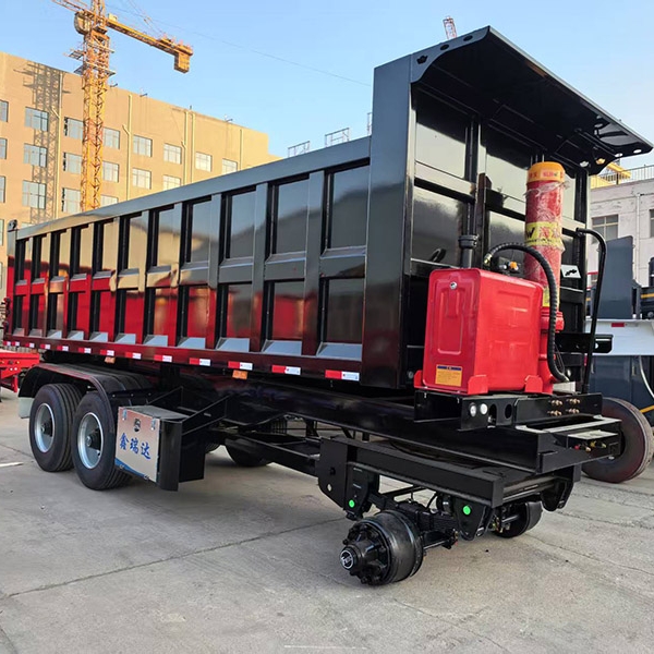 后翻自卸半挂车